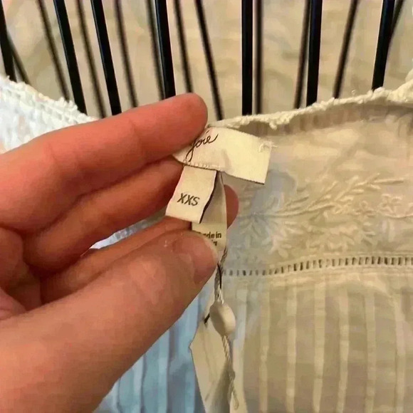 NWT Joie Lace Ivory Tank-Sz XXS - Picture 4 of 5